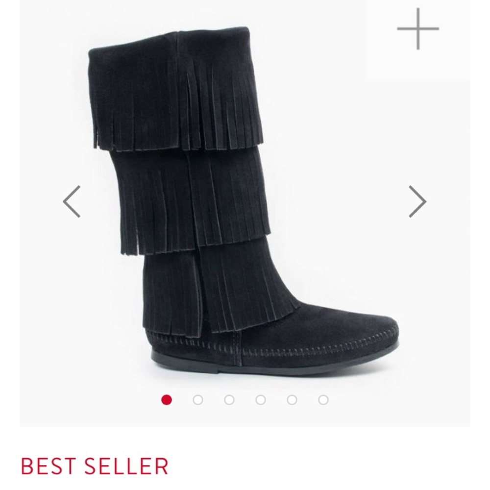 Minnetonka 3 Layer Fringe Boot - image 1
